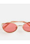 Women Gold Round Sunglasses - 4
