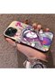 iPhone 13 Mini Compatible Spiderman Couple Case Acrylic Back Silicone Edge Protection - 3