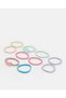 Girls Assorted Embellished Hair Elastic Set (Pack of 10) - 2