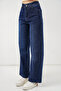 Women's High Waist Jeans 30082 - Navy Blue - 4