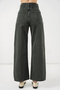 Women's Wide-Leg High Waist Palazzo Jeans 6656 - Green - 7