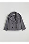 Nevavm Double-Breasted Collar Oversize Women's Trench Coat - 6