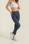 Women's Phone Pocketed High Waist Shaping / Sculpting Sports and Plates Stretchy Fabric Fitness Casual Leggings - 2