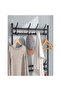 5 Tier Home Entryway Multi- Functional Shoe and Hat Rack - 4