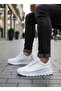 White Lace-Up High White Sole Style Men's Shoes Tge230396 - 3