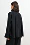Black Special Mock Neck Women's Shirt - 8