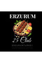 Erzurum 25 Palandöken - Cağ Kebabı - Şehir Printed Unisex 100% Cotton Black Crew Neck Sweatshirt - 2