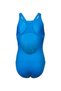 Kiz Çocuk Pro Solid Swimming Swimsuit - 3