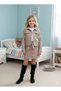 Girl's Leather Skirt Jacket T-Shirt 3-Piece Set (Read the Size Information) - 2
