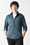 Men Slim Fit Long Sleeve Shirt