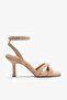 Cruze Nude Leather Women's Heeled Shoes