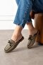 Piera Checkered Black Bow Wooden Bead Detailed Closed Front Dress Slipper - 3