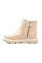 Cream Fleece Girl's Boots - 2