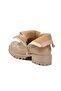 Beige Women's Heeled Boots - 4