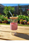 Bamboo Glass Mug with Lid and Straw - 400ml