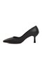 Black Skin Women's Heeled Stiletto Shoes - 2