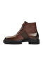 Brown Genuine Leather Flat Men's Boots Premium - 2