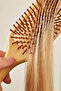 Bamboo Kare Profesyonel Hava Pillow Comb Wooden Comb for Wet and Dry Hair with Head Massage - 5