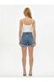 Women's Denim Shorts High Waist Lycra - 2