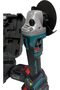 Cordless Angle Grinder Machine 115mm-4.5" with 2 Batteries 118V + Metal Disc full se - 4