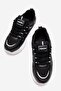 Yan Halka Patterned Anorak Women's Sports Shoes Black White - 5