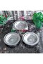 18 cm 6 Pcs Chrome Steel Beyran and Dinner Plate – 430 Quality Stainless Serving Plate - 5