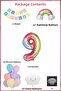 مجموعة احتفالات عيد الميلاد بعمر 9 سنوات من Rainbow Cloud Concept - 3