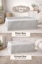 Set of 2 - Baza Hurç & Printed Hurç Set Under-Bed Organizer Storage Organizer Set