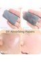 100 Pieces of Facial Oil Removal Paper - Facial Oil Removal Sponge with Mirror Design Open/Use/Cover - 3