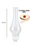Gas Lamp Glass and 2 m Wick No. 14 Large Size Oil Lamp Chimney