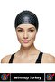 # Bone Flexible Soft Silicone Pool Sea Swimming Waterproof Ear Protection Large Size Hair Cap 2 Pieces - 3