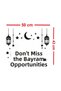 Don'T Miss Out on Holiday Deals Shop Window Glass Sticker – Holiday Store Decoration - 3