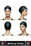 # Bone Soft Elastic Silicone Pool Sea Swimming Ear Waterproof Cap Large Size Hair Cap Double Set - 2
