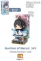 Loz Micro Anime Series 1322 Model 349 Parts Decorative Toy Building Set Building Block Fflz-1322