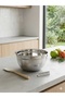 Stainless Steel Mixing Bowl - 2 Liter Measuring Salad Bowl - Leather N Dough Kneading Bowl 24 cm - 4