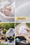Baby Stroller Fly Screen Protective Tulle – Summer Protection, Micro Perforated White Color - 6