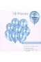 10 Pcs Shiny Metallic Balloons 10 Inch Party Balloon Birthday Decoration