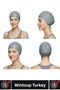 # Bone Soft Elastic Silicone Pool Sea Swimming Ear Waterproof Cap Large Size Hair Cap Double Set - 2