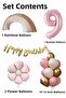 Retro 9 Year Old Daisy Themed Baby Girl Concept Birthday Set - 3