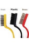 3-Piece Mini Detail Cleaning Brush Bathroom Kitchen Stove Dirt Rust Brush - 3