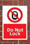 21X30 cm Composite Occupational Safety Warning Sign – Caution, Prohibition, and Ban Sign - Uyr1050 - 2