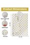 Gold Polka Dot Pack Pelur Paper, Decorative Gift Wrapping and Packaging Paper 35X50 Cm, 25 Pieces - 2