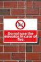 21X30 cm Composite Occupational Safety Warning Sign – Caution, Prohibition, and Ban Sign - Uyr1033 - 2