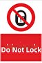 21X30 cm Composite Occupational Safety Warning Sign – Caution, Prohibition, and Ban Sign - Uyr1050