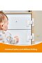 Cabinet Drawer Window Refrigerator Dispenser Item Fixer Baby Child Protector Safety Lock - 5
