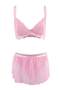 Pink Lace 3-Piece Skirted Lingerie Set Thmss26Cc00030 - 8