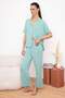 طقم بيجامة محبوكة فيسكوز من Mint Comfortable Fit THMSS25PT00165 - 3