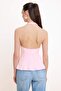 Light Pink Fitted Halter Neck Sleeveless Interlock Knitted Blouse Twoss26Bz00665 - 6