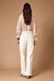 Ekru Zincir Kemer Detaylı Yüksek Bel Az Esnek Wide Leg Jeans TWOSS26JE00186 - 5