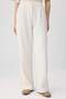 Ekru Yüksek Bel Wide Leg/Geniş Paça Pilili Dokuma Kumaş Pantolon TWOAW21PL0076 - 5